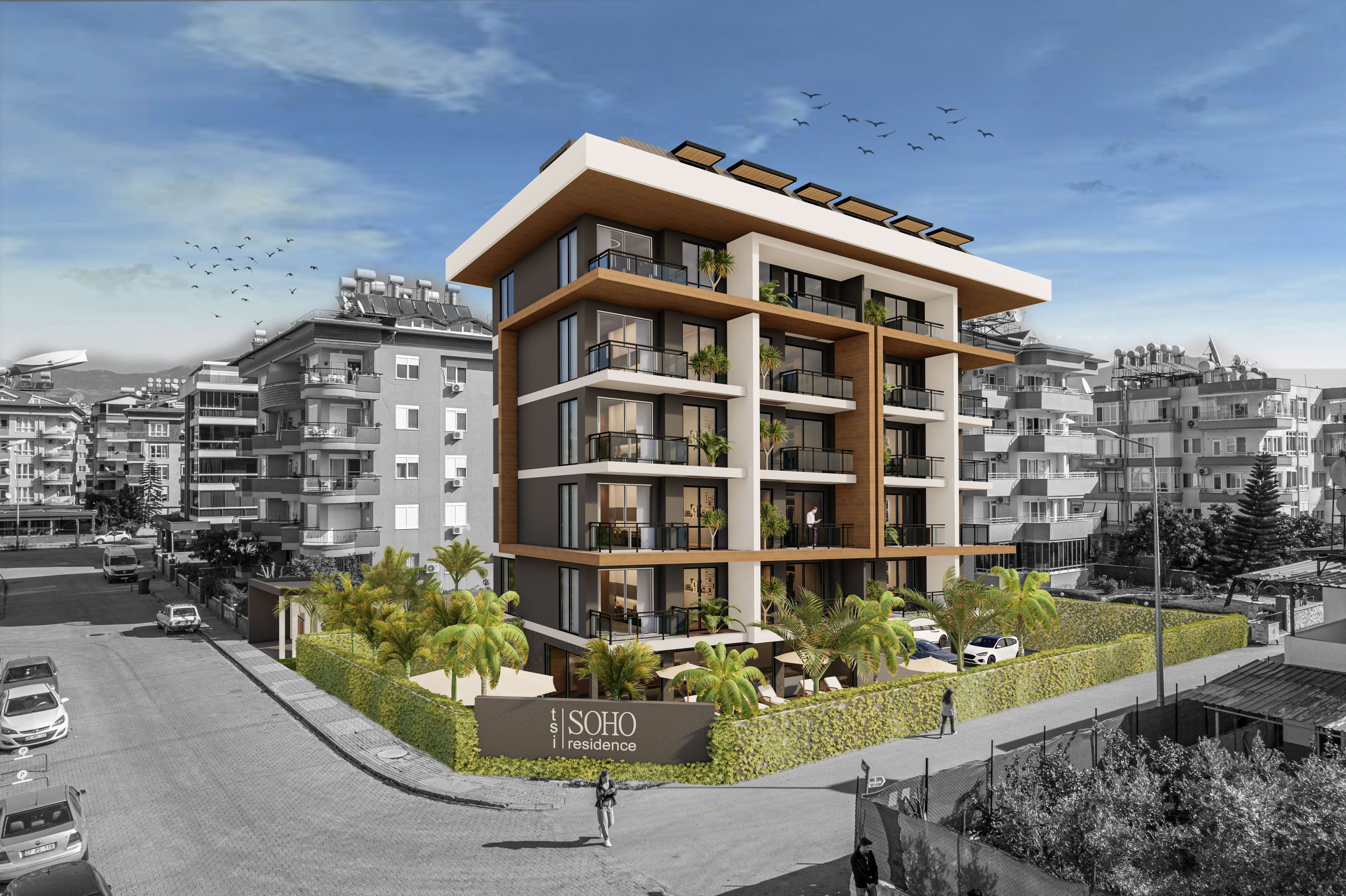 Nowoczesny kompleks w Alanyi dzielnicy Oba - 280 m od plaży z pełnym wyposażeniem BOSCH!