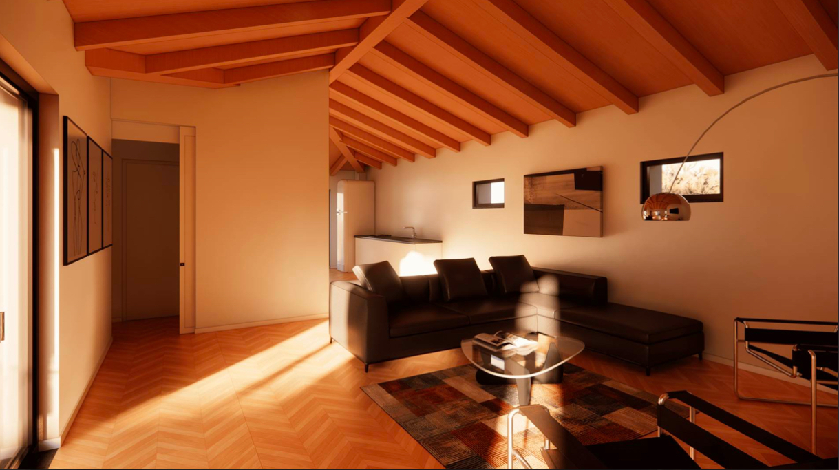 Ekskluzywny apartament typu attico z tarasem w Scanzorosciate – Bergamo-Lombardia„Cascina Filanda”