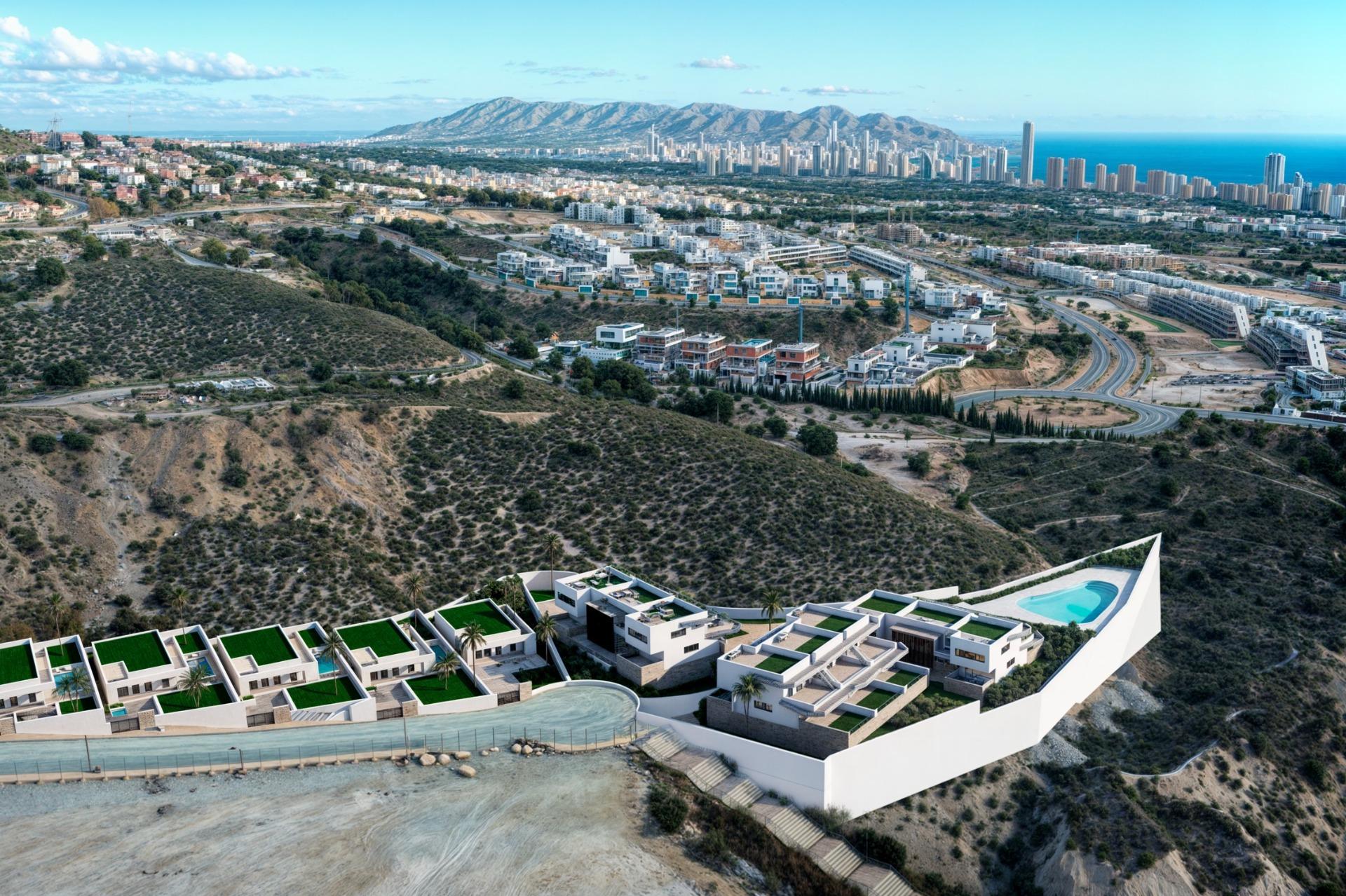 Nowe domy z panoramicznym widokiem w Finestrat-Benidorm