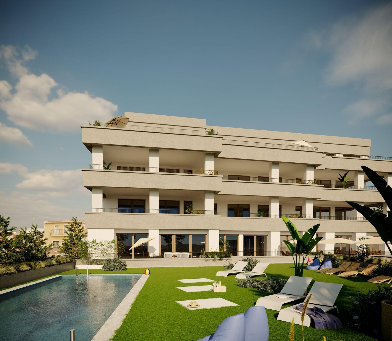 Exclusive New Build Apartments with Views of the Vineyards in Hondón de las Nieves
