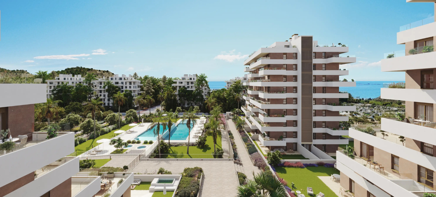 Apartamenty jedyne 450m od morza w Villajoyosa na Costa Blanca PN