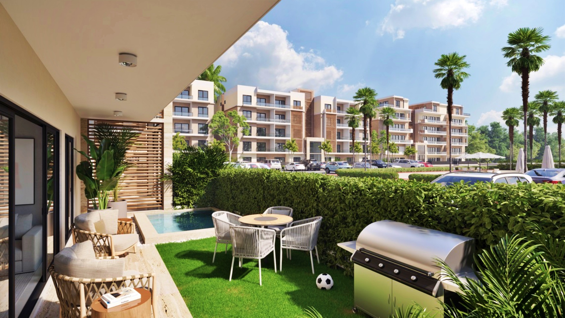 New Apartments For Sale 1&2 Bedrooms near Ciudad Las Canas