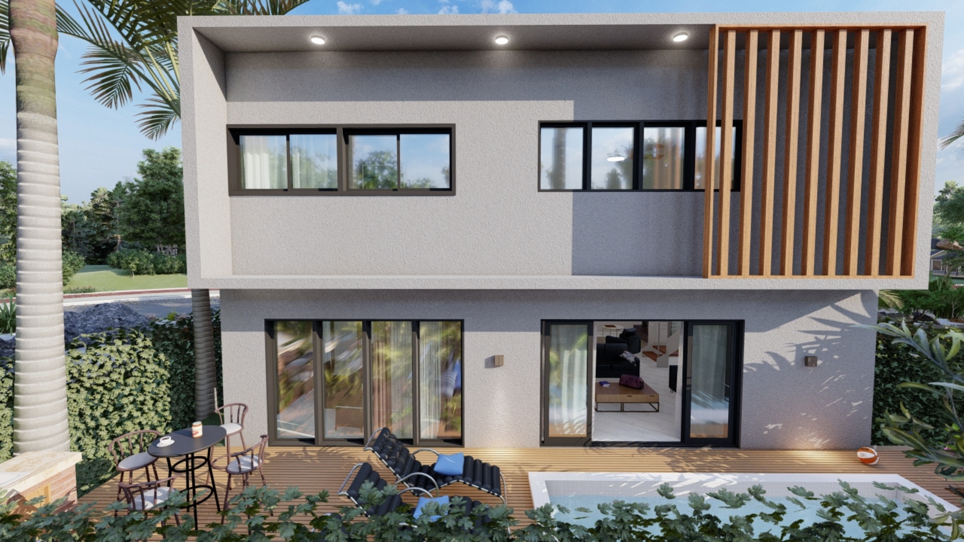 Erleben Sie zeitgenössische Eleganz: Gönnen Sie sich ein luxuriöses Leben in unserer modernen Villa