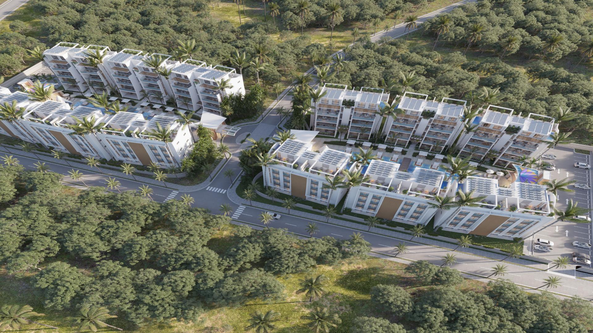 Luxury And Exclusivity Project – 1 & 2 Bedrooms – Vista Cana - Strategic Location Discover a luxury and exclusive residential project strategically located in Vista Cana.