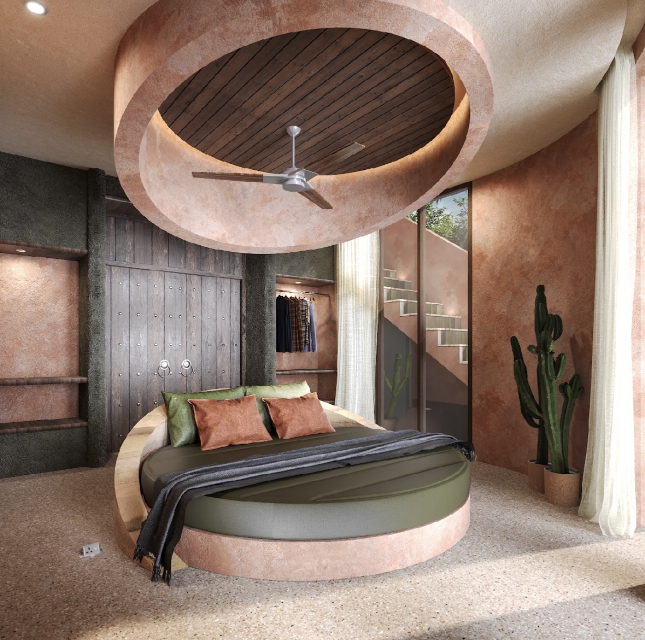 Villa mit 1 oder 2 Schlafzimmern in Uluwatu im marokkanischen Stil 