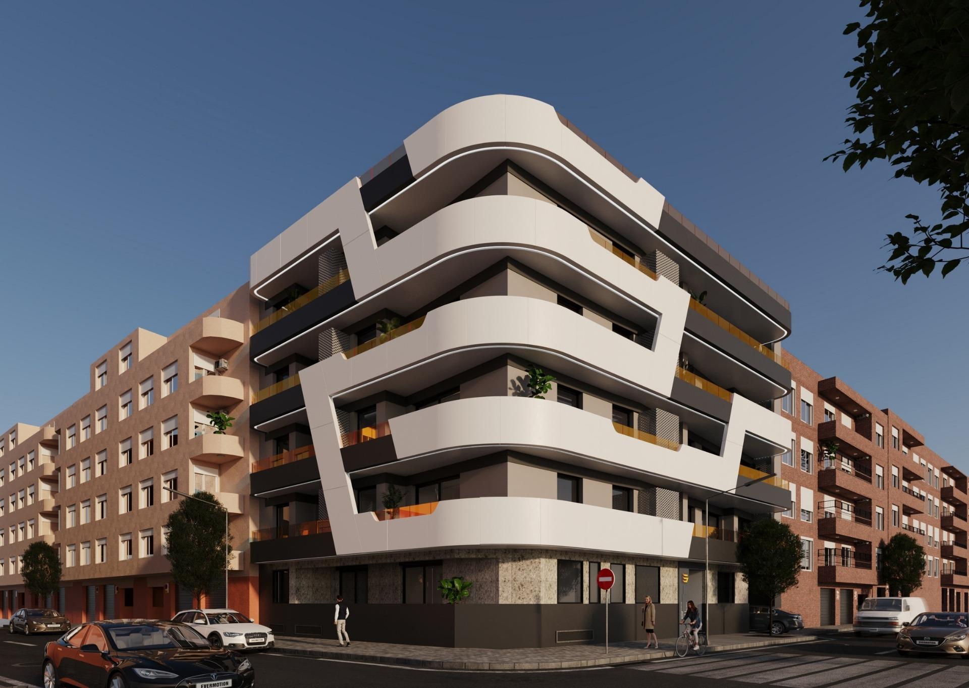 New Build Apartments in the Heart of Torrevieja Just 400 m from Playa del Cura
