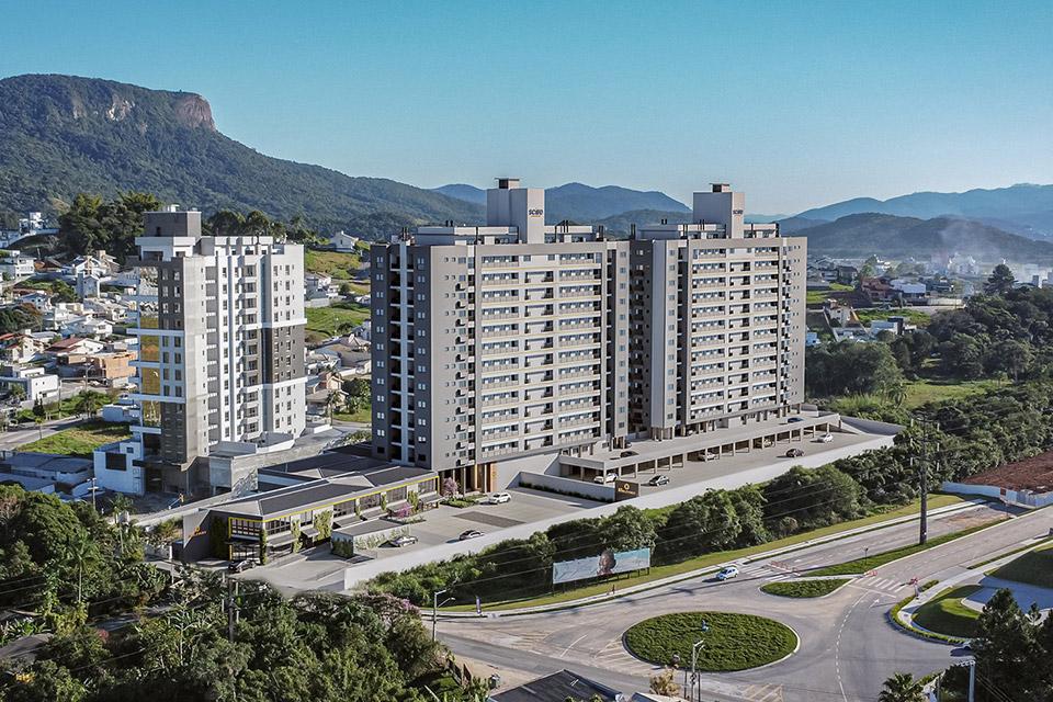 Современные апартаменты в отличном месте в Санта-Катарине!