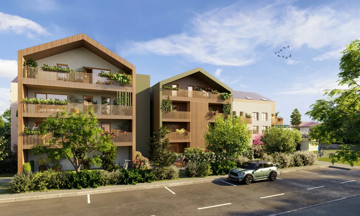 Le Jardin des Sens - geräumige Wohnungen in Annecy-Seynod