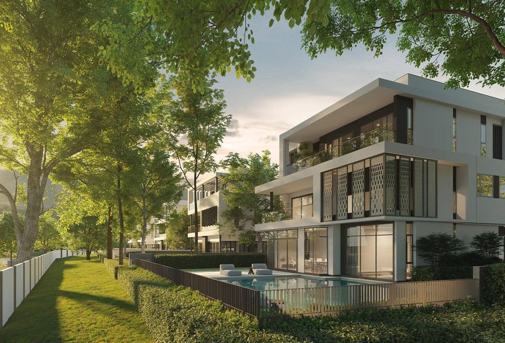 Ekskluzywny,  projekt premium landed houses (bungalowy i półbliźniaki)