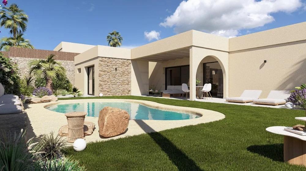 Contemporary One Level Villas in Altaona Golf Resort Murcia