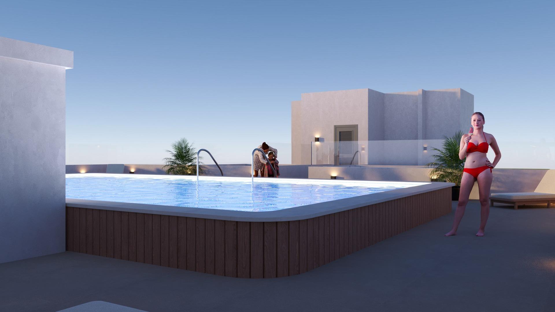 Modern New Build Apartments in the Center of San Miguel de Salinas