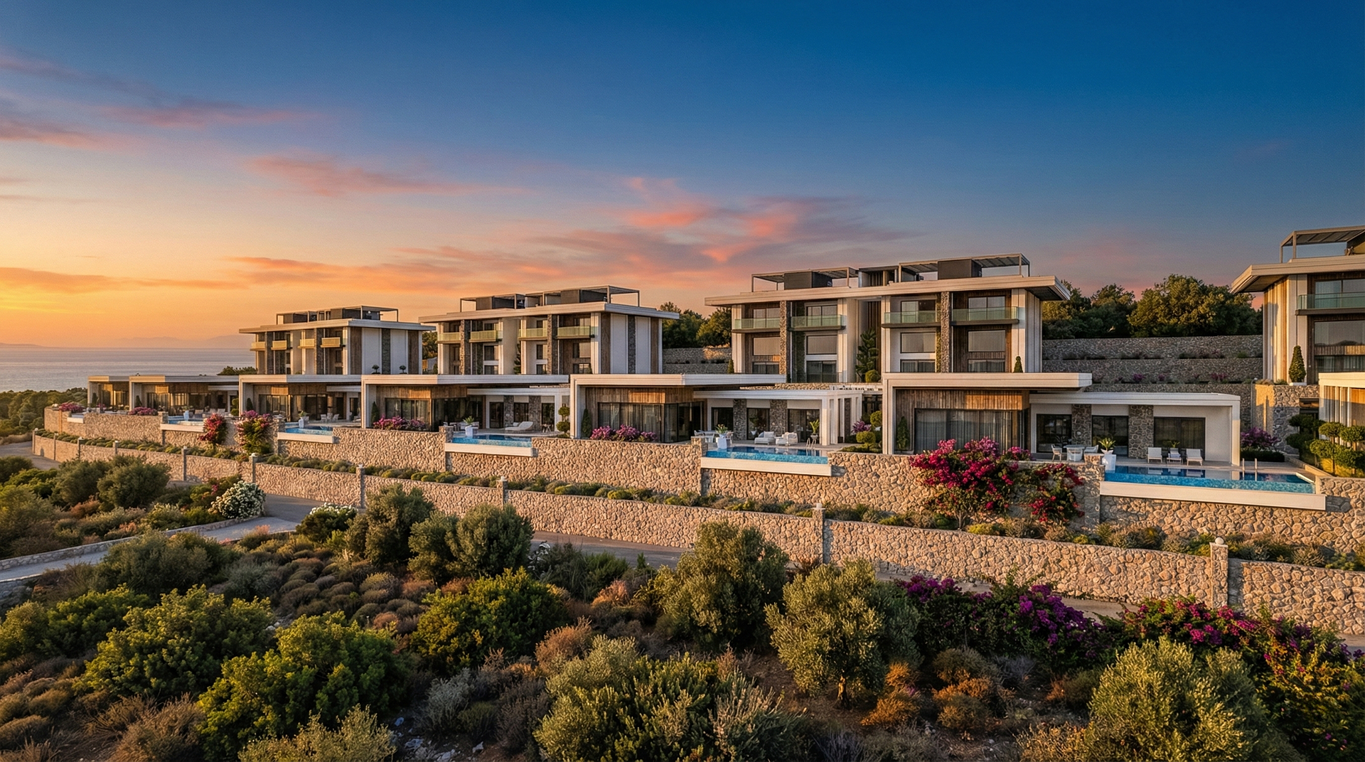 Stylowe apartamenty typu loft 2+1 z widokiem na morze w Esentepe – Cordelia Residences