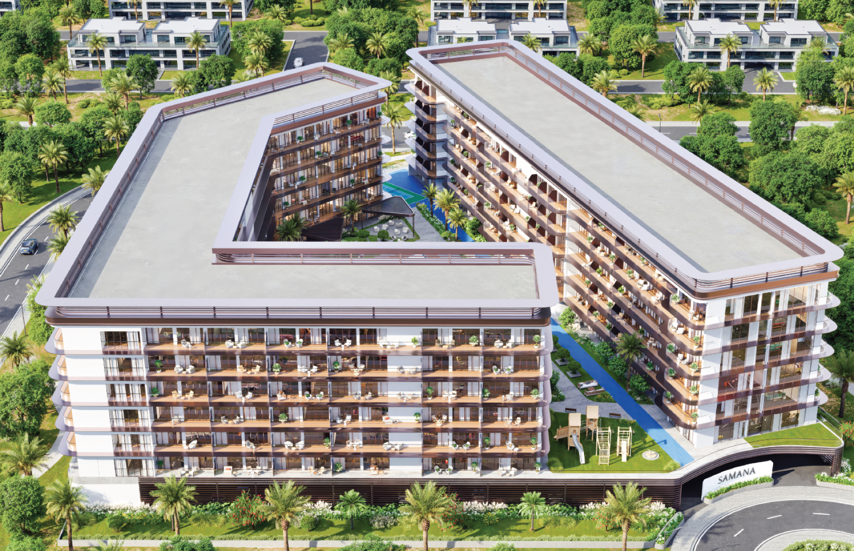  Luksusowe apartamenty w Dubaju od Samana Developers