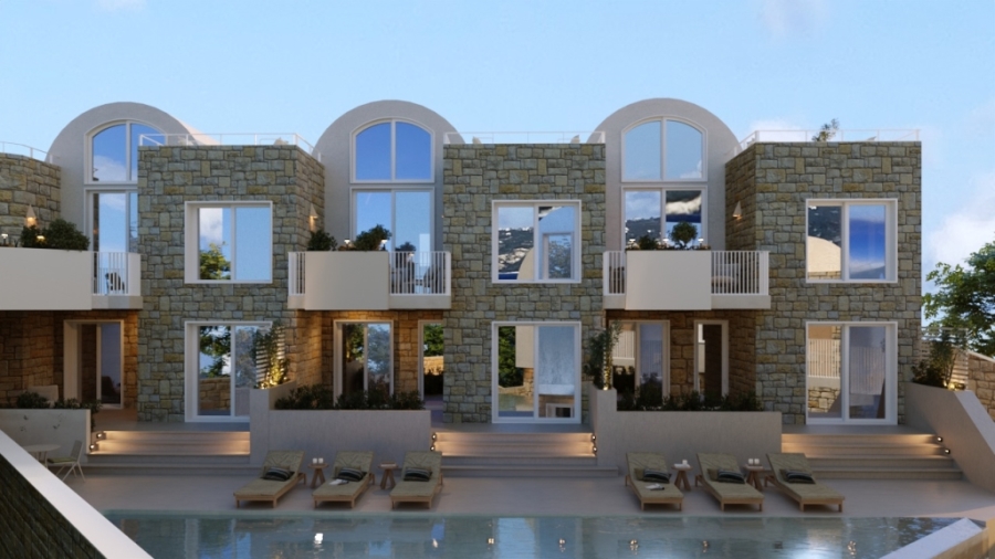 Luksusowa willa nad morzem ze wspólnym basenem – Kalyves (Kreta)